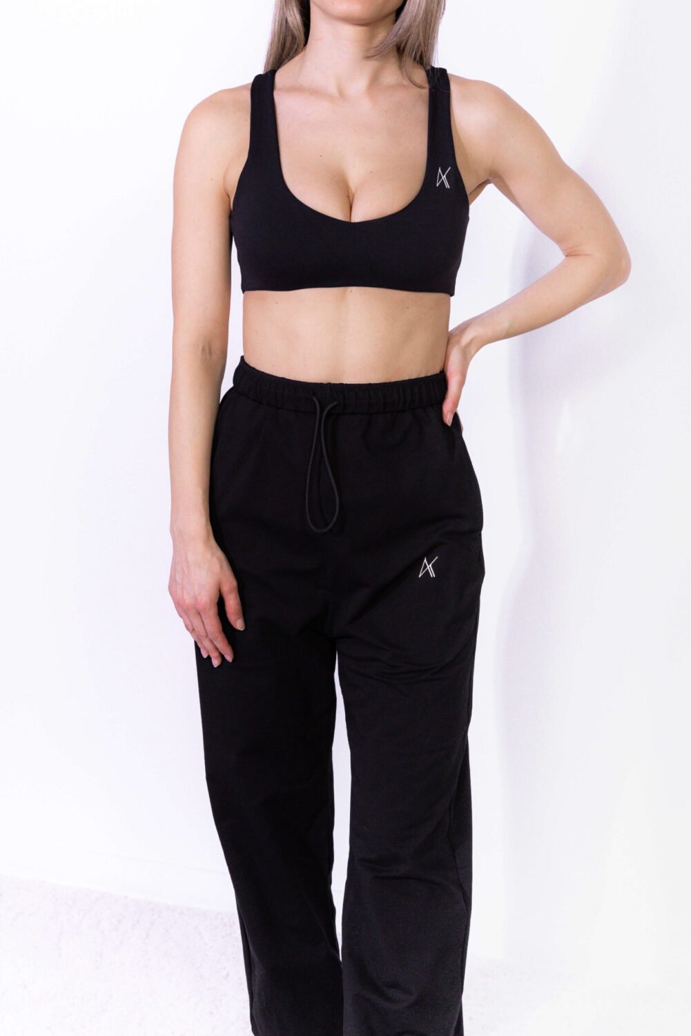 Minimal Athletic Bra - Black, XS
