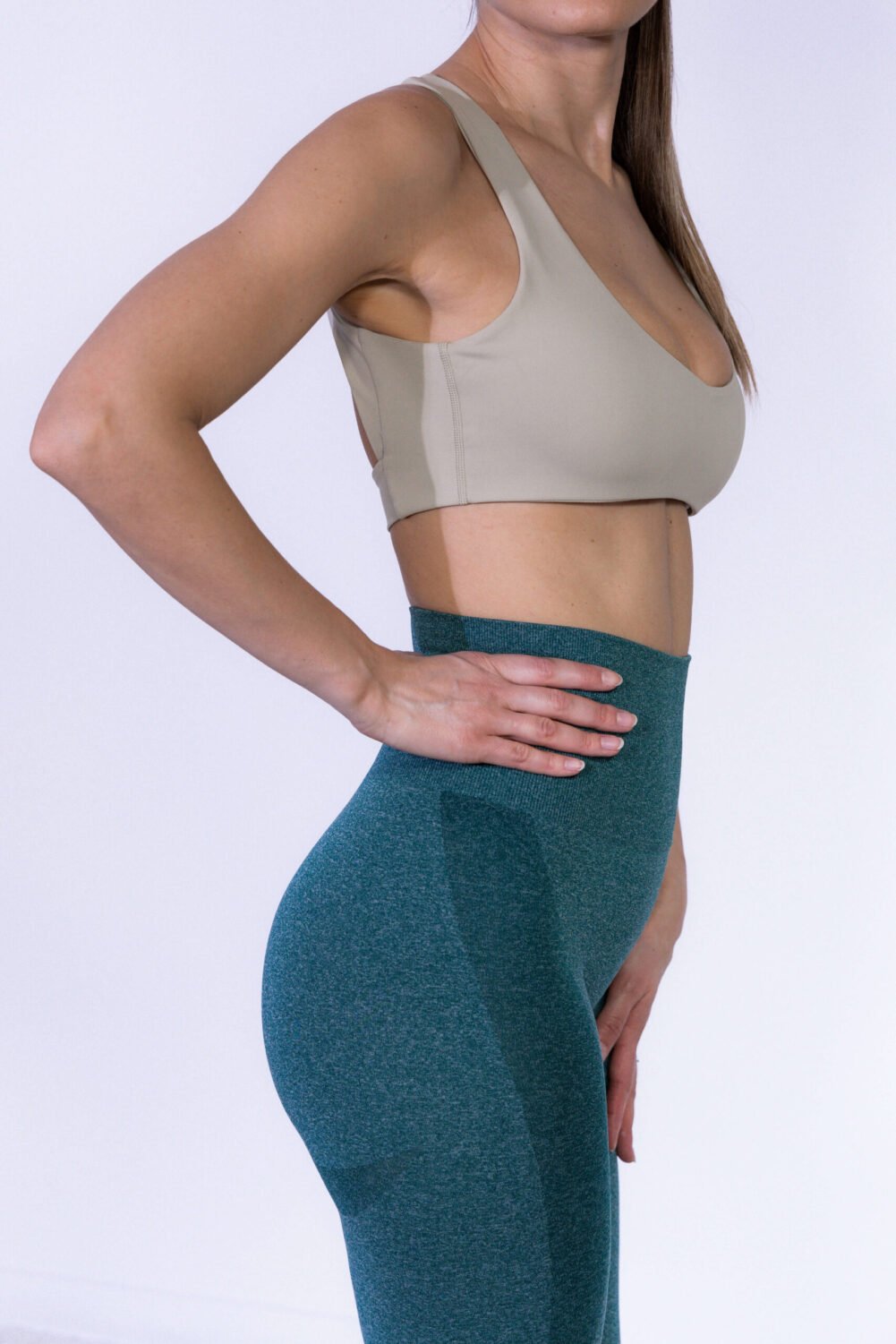 Minimal Athletic Bra - Sahara Mist, L