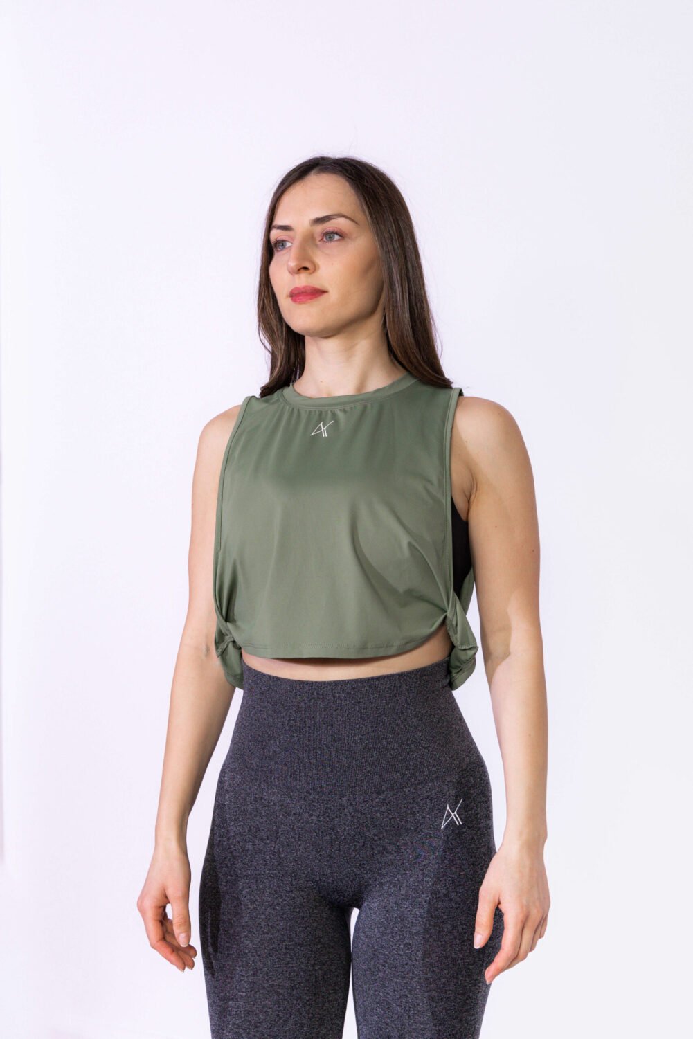 Velvet Feel Tank - S, Core Olive